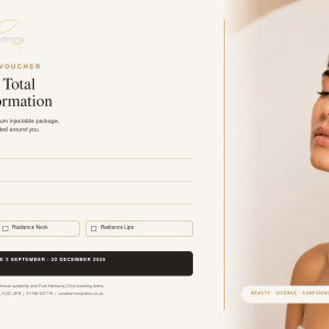 Printable Pure Harmony Clinic Premium Voucher